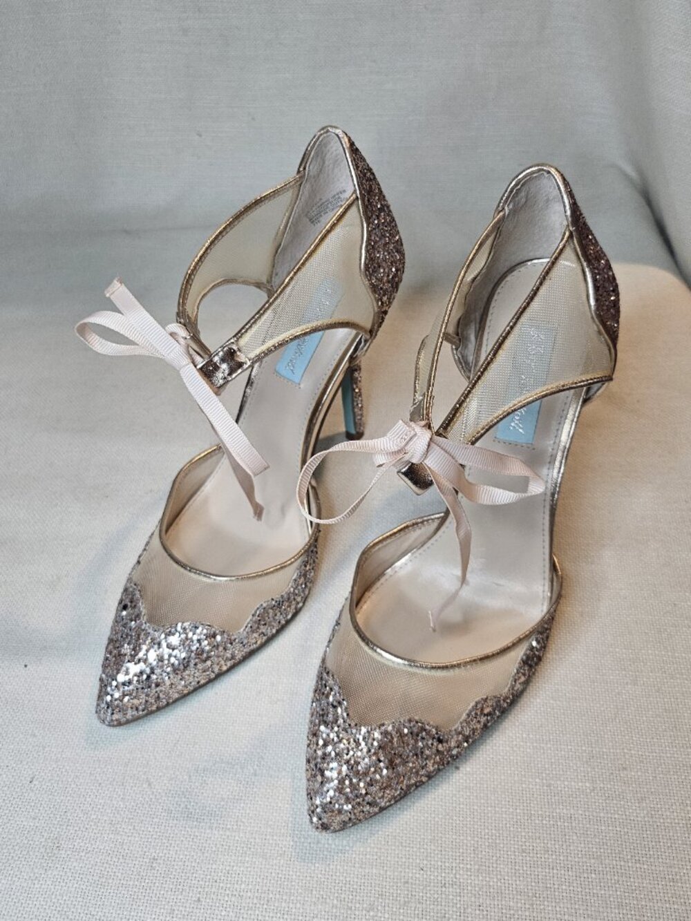 Betsey Johnson Blue Collection Stela Heels - Size 8